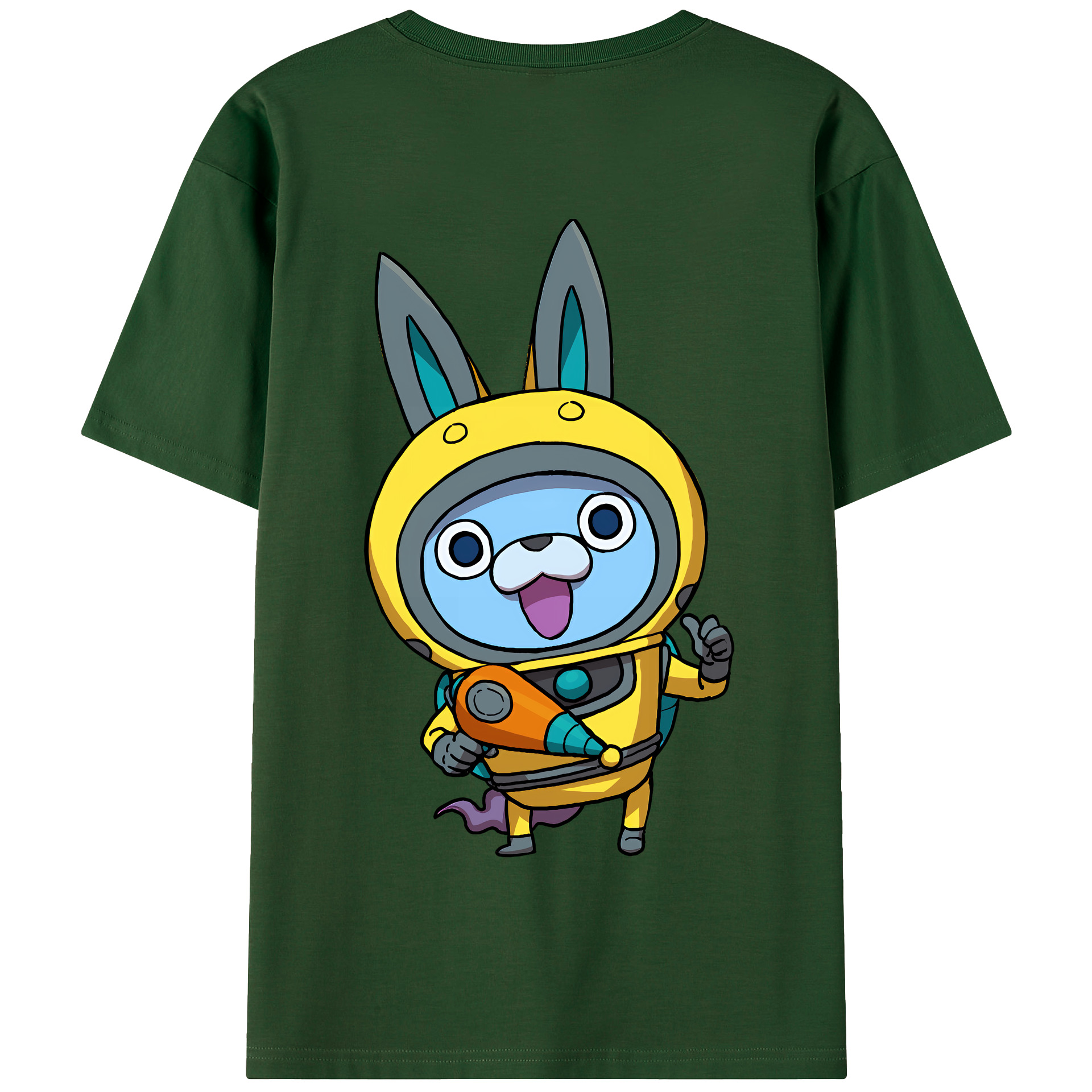 （画像用） 妖怪ウォッチ Yo-kai Watch 綿100％半袖Tシャツ（背面プリント）